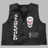 Stone Cold Steve Austin Black Leather Vest