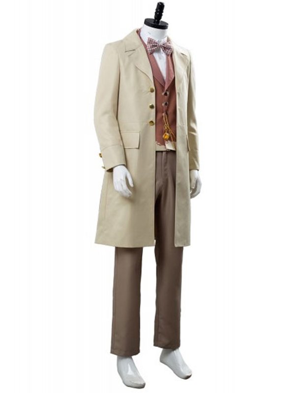 TV Series Good Omens Michael Sheen Cotton Coat