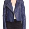 Tv Series Arrow Emily Bett Rickards Blue Leather Jacket