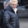 Tv Series Good Omens Michael Sheen Quilted Puffer Black Jacket