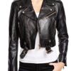 WWE Becky Lynch Black Biker Leather Jacket