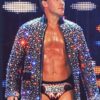 WWE Chris Jericho Sparkle Light Up Leather Jacket