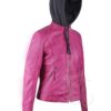 Women Quilted Real Leather Jacket