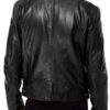 Avengers Endgame Chris Evans Black Leather Biker Jacket