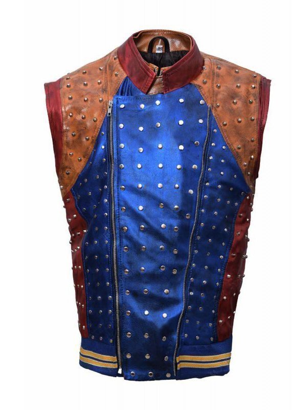 Booboo Stewart Descendants 2 Multicolor Leather Vest