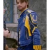 Descendants 3 Mitchell Hope Blue Leather Jacket