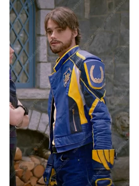 Descendants 3 Mitchell Hope Blue Leather Jacket