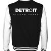 Detroit Become Human Black Varsity Jacket For Men's