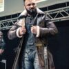 Fallout 4 Elder Maxson Brown Leather Battlecoat With Fur