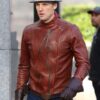 Jay Garrick The Flash Brown Leather Jacket