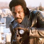 John Shaft Black Biker Leather Jacket