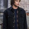 Jonathan Byers Stranger Things Black Denim Jacket