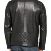 Mens Black Biker Leather Jacket