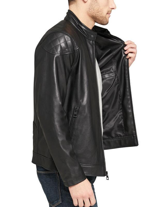 Mens Black Leather Jacket