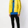 Mens Yellow Hooded Jacket