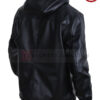 Power Tommy Egan Hooded Black Jacket