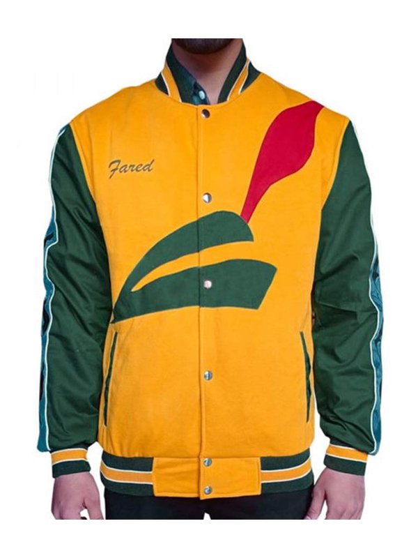 Silicon Valley Donald Jared Dunn Yellow Letterman Jacket