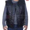 StarWars A New Hope Harrison Ford Black Leather Vest