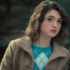 Stranger Things Natalia Dyer Brown Coat