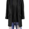 Stranger Things S03 Millie Bobby Brown Wool Black Coat