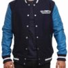 Suicide Squad Jay Hernandez Blue Letterman Jacket