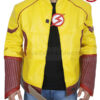 Keiynan Lonsdale Kid Flash Yellow Leather Jacket The Flash