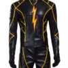 Todd Lasance The Flash Rival Black Racer Leather Jacket