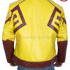 The Flash Tv Series Keiynan Lonsdale Kid Flash Yellow Leather Jacket