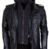 WWE Superstar AJ Style Blacke Leather Jacket