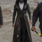 Watchmen Angela Abar Black Hooded Coat