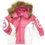 8 Ball Pink Hooded Fur Leather Jacket