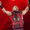 All Elite Wrestling Lance Archer Red Leather Vest With Spikes