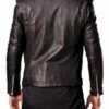 EssentiaLeatherWear Men's Slim Fit Biker Motorcycle Jacket