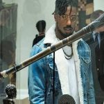 Erik Killmonger Black Panther Shearling Denim Jacket