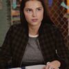 Estela de la Cruz 13 Reasons Why S04 Checked Jacket