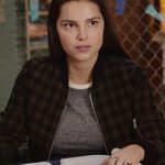 Estela de la Cruz 13 Reasons Why S04 Checked Jacket