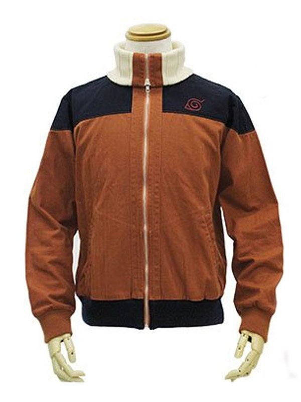 Naruto Uzumaki Cospa Blouson Brown Cotton Bomber Jacket