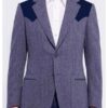 Pedro Pascal Kingsman The Golden Circle Grey Wool Blazer