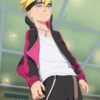 Uzumaki Boruto Naruto Next Generation Black Fleece Jacket