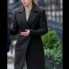 Zosia Mamet The Flight Attendant Black Wool Trench Coat