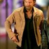 A Star Is Born Bradley Cooper Beige Jacket