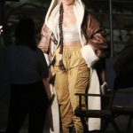 Alicia Keys Shearling Coat