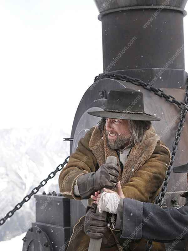 Anson Mount Hell on Wheels Distressed Leather Coat