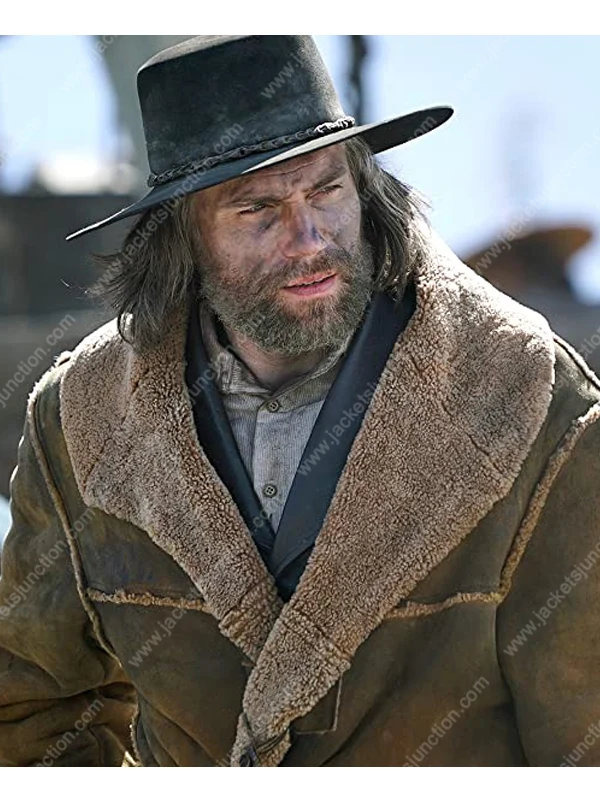 Anson Mount Hell on Wheels Shearling Brown Coat