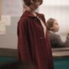 Beth Harmon The Queen’s Gambit Red Trench Coat