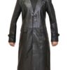 Clark Kent Superman Smallville Black Leather Coat