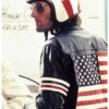 Easy Rider Captain America Black Leather Jacket