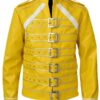 Freddie Mercury Concert Yellow Leather Jacket