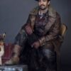 His Dark Materials Lin-Manuel Miranda Long Shearling Leather Coat