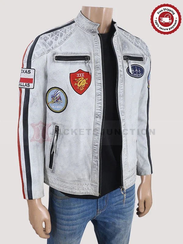 Maverick White Top Gun Jacket